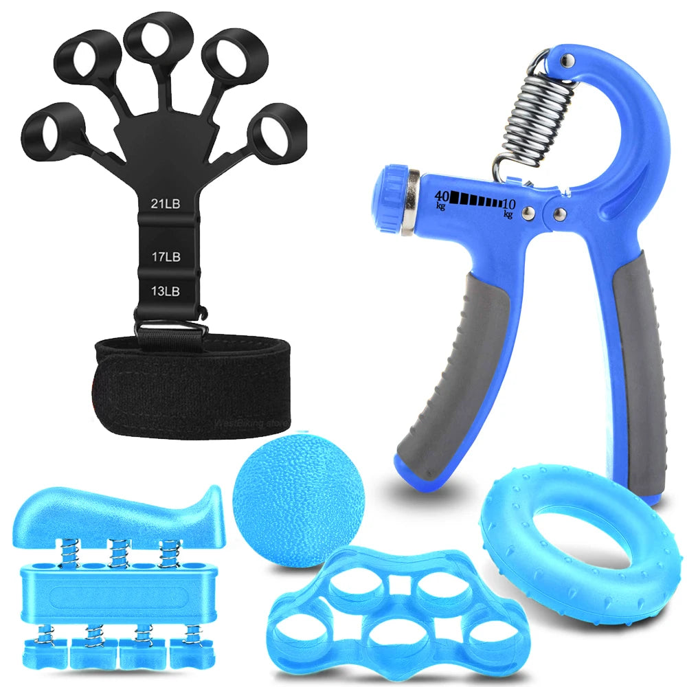 Adjustable 5-60Kg Heavy Finger Gripper for Fitness Hand Gripper Fitness Hand Exerciser Grip Wrist Training Finger Gripper Hand Strengthener for Patient