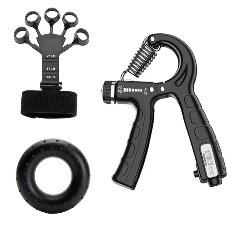 Adjustable 5-60Kg Heavy Finger Gripper for Fitness Hand Gripper Fitness Hand Exerciser Grip Wrist Training Finger Gripper Hand Strengthener for Patient