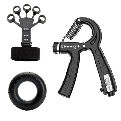 Adjustable 5-60Kg Heavy Finger Gripper for Fitness Hand Gripper Fitness Hand Exerciser Grip Wrist Training Finger Gripper Hand Strengthener for Patient