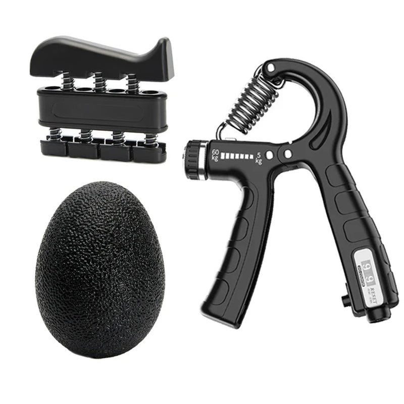 Adjustable 5-60Kg Heavy Finger Gripper for Fitness Hand Gripper Fitness Hand Exerciser Grip Wrist Training Finger Gripper Hand Strengthener for Patient