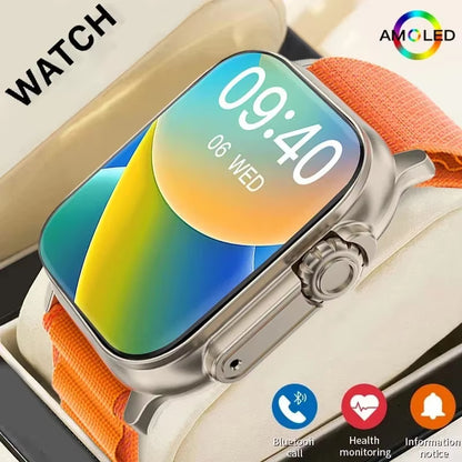 Bluetooth smartwatch with heart rate monitor. Smart Watch Bluetooth Talk Smartwatch Message Alert Heart Rate Monitor Sports Watch for Android IOS Men Women