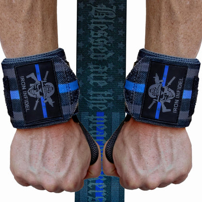 Heavy Duty Weightlifting Wrist Wraps - 24'' Extra Stiff, Wrist Support for Gym Workouts, Crossfit, Weights, Powerlifting, Fitness, Exercise, Olympic Lifts, Bench Press