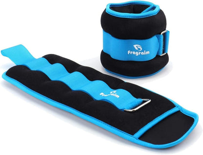 Adjustable Ankle Weights - Burn More While Walking - Strength Training Wrist/Leg/Arm Weight Set with Adjustable Strap for Jogging, Gymnastics, Aerobics, Physical Therapy