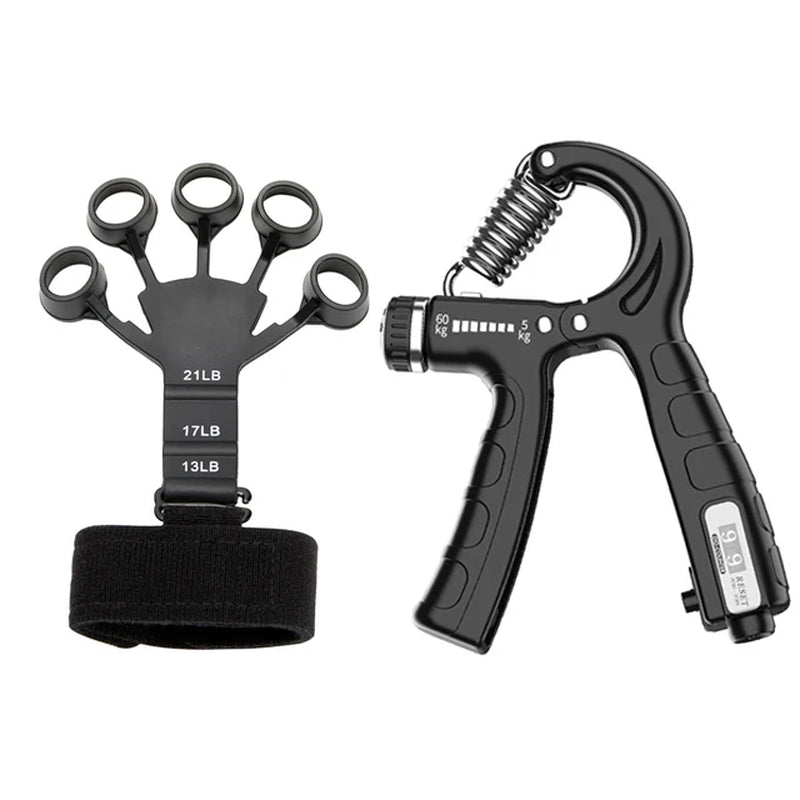 Adjustable 5-60Kg Heavy Finger Gripper for Fitness Hand Gripper Fitness Hand Exerciser Grip Wrist Training Finger Gripper Hand Strengthener for Patient