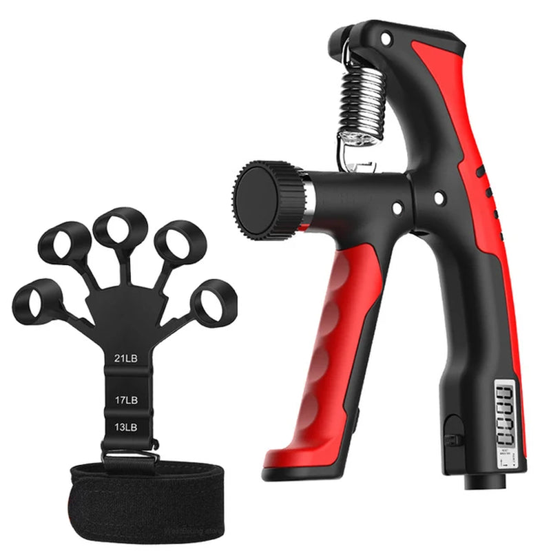 Adjustable 5-60Kg Heavy Finger Gripper for Fitness Hand Gripper Fitness Hand Exerciser Grip Wrist Training Finger Gripper Hand Strengthener for Patient