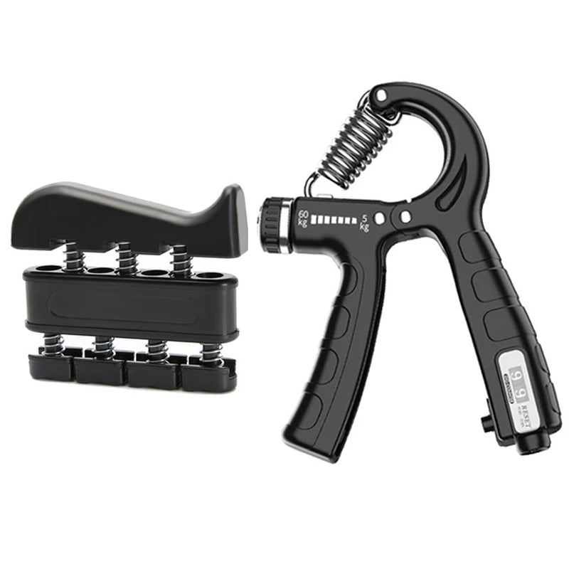 Adjustable 5-60Kg Heavy Finger Gripper for Fitness Hand Gripper Fitness Hand Exerciser Grip Wrist Training Finger Gripper Hand Strengthener for Patient