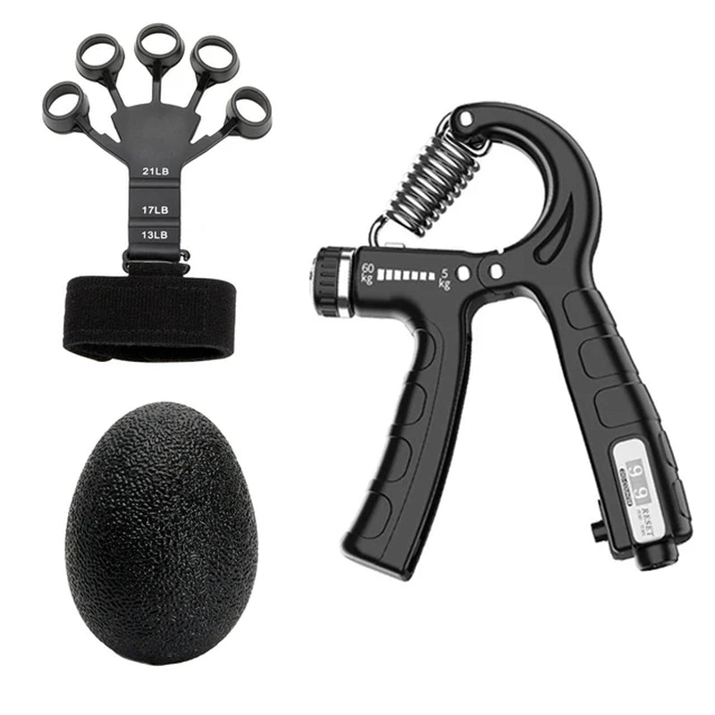 Adjustable 5-60Kg Heavy Finger Gripper for Fitness Hand Gripper Fitness Hand Exerciser Grip Wrist Training Finger Gripper Hand Strengthener for Patient