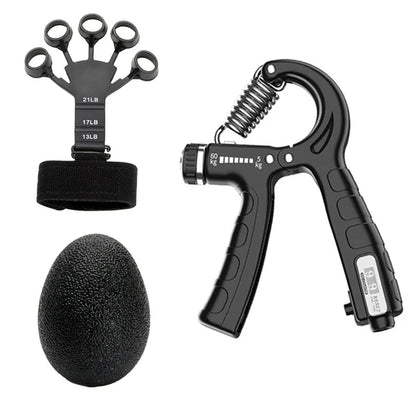 Adjustable 5-60Kg Heavy Finger Gripper for Fitness Hand Gripper Fitness Hand Exerciser Grip Wrist Training Finger Gripper Hand Strengthener for Patient