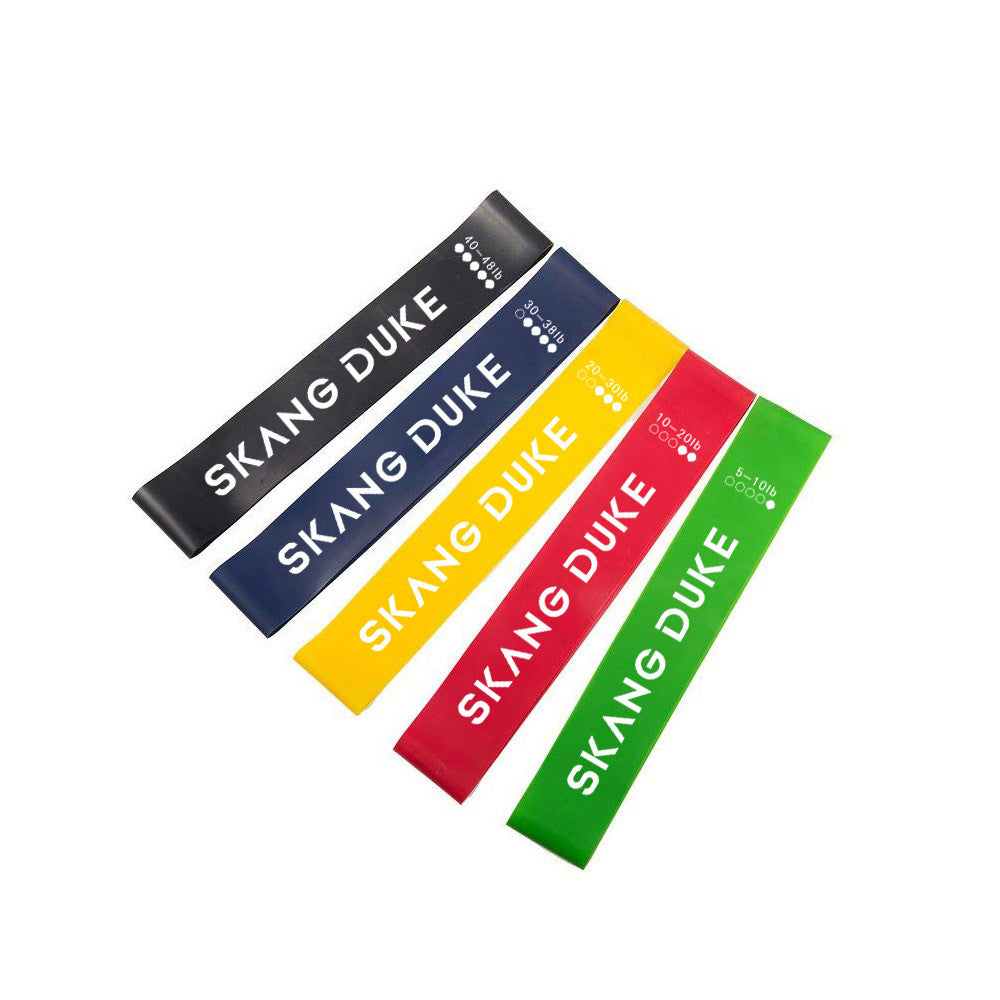 Multi-Level Resistance Bands Resistance Rubber Bands Yoga Training Elastic Bands - 5 Pack