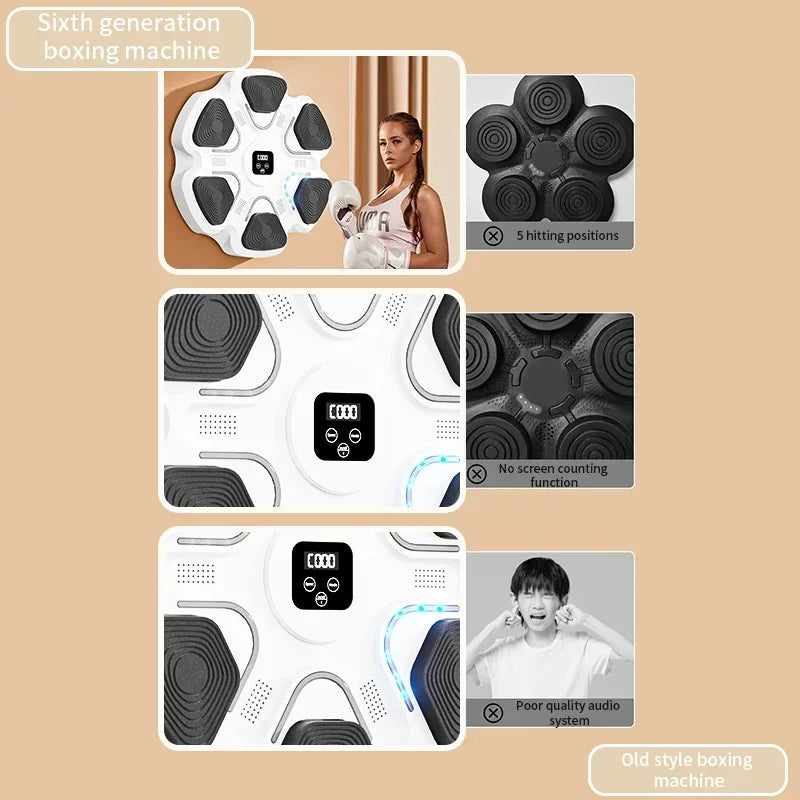 Smart Music Boxing Machine for workout