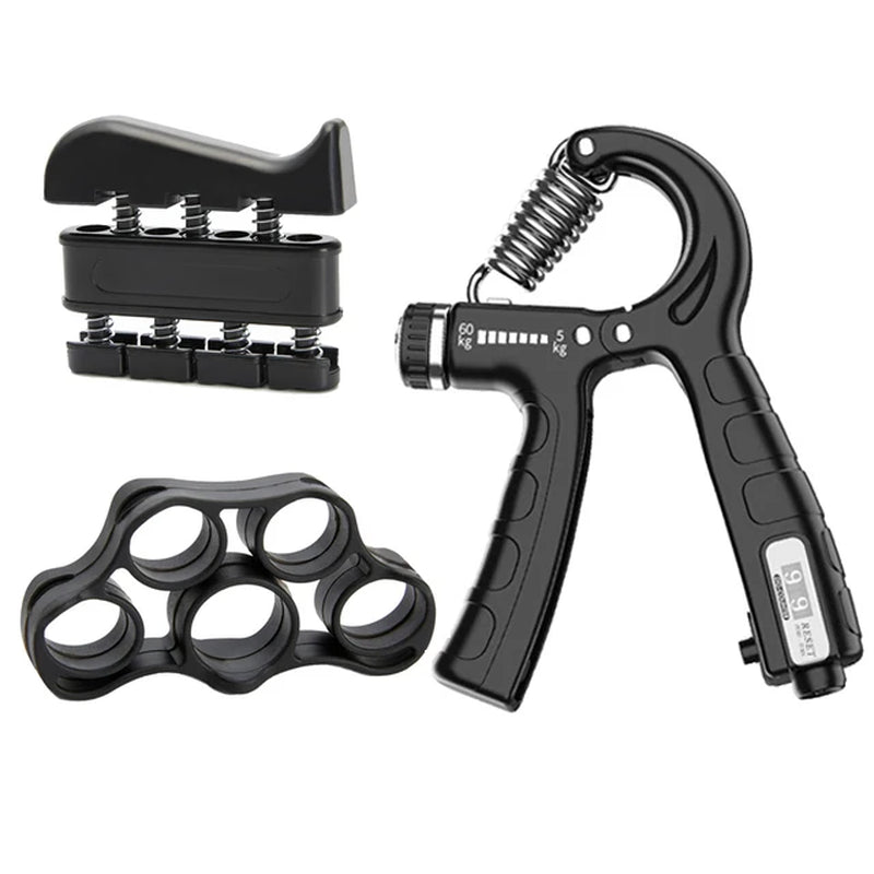 Adjustable 5-60Kg Heavy Finger Gripper for Fitness Hand Gripper Fitness Hand Exerciser Grip Wrist Training Finger Gripper Hand Strengthener for Patient