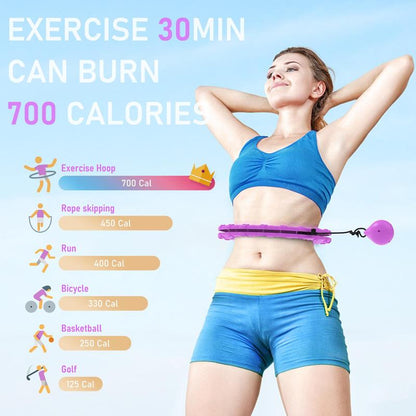 Smart Weighted Hula Hoop Set - Fun and Effective