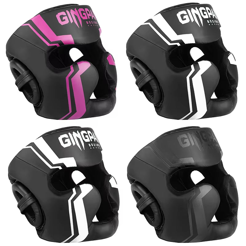 Head Gear For Adults and Kids Protection - Promotion Boxing MMA Safety Helmet Head Gear Protectors Adult Child Training Headgear Muay Thai Kickboxing Full-Covered Helmets