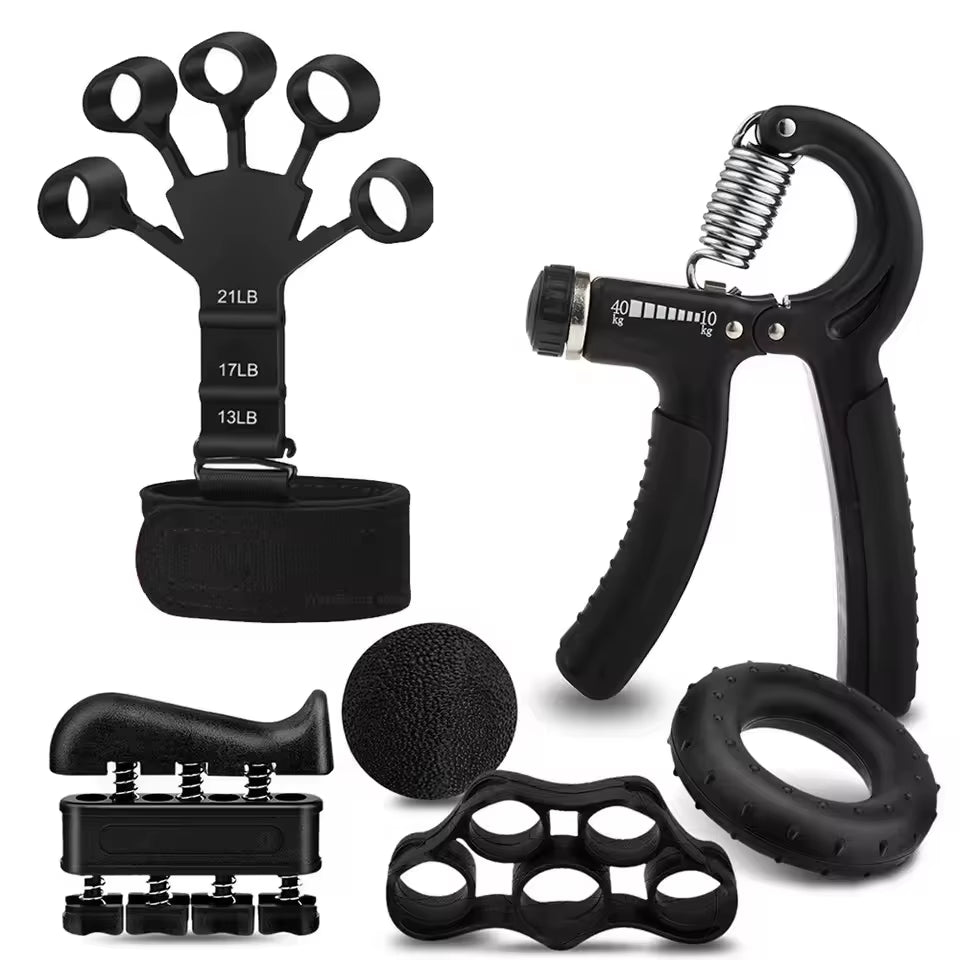 Adjustable 5-60Kg Heavy Finger Gripper for Fitness Hand Gripper Fitness Hand Exerciser Grip Wrist Training Finger Gripper Hand Strengthener for Patient