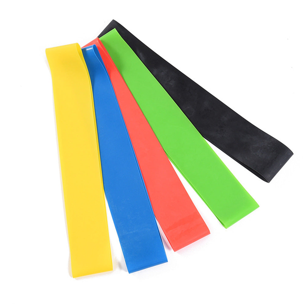 Multi-Level Resistance Bands Resistance Rubber Bands Yoga Training Elastic Bands - 5 Pack