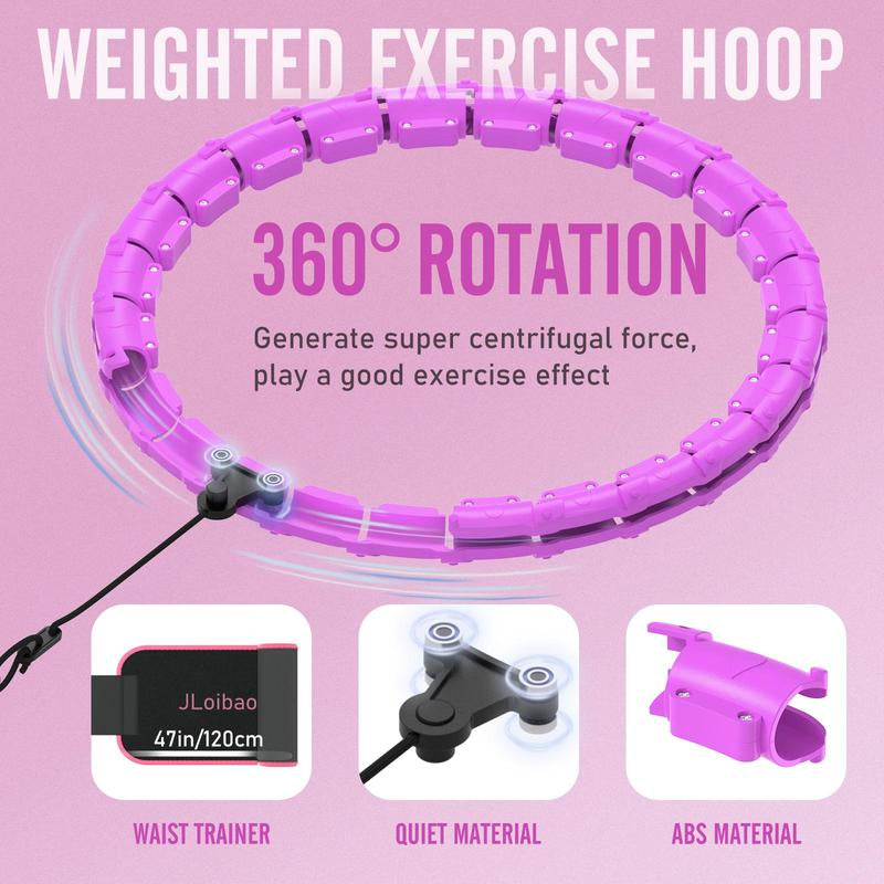 Smart Weighted Hula Hoop Set - Fun and Effective