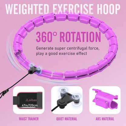 Smart Weighted Hula Hoop Set - Fun and Effective