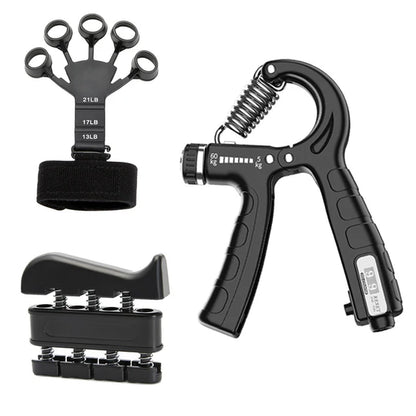 Adjustable 5-60Kg Heavy Finger Gripper for Fitness Hand Gripper Fitness Hand Exerciser Grip Wrist Training Finger Gripper Hand Strengthener for Patient