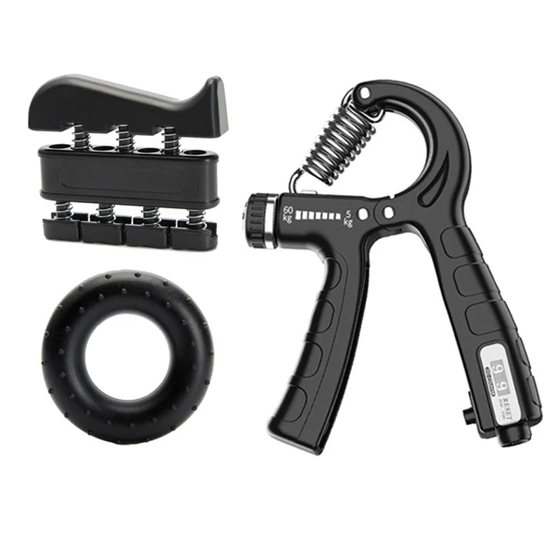 Adjustable 5-60Kg Heavy Finger Gripper for Fitness Hand Gripper Fitness Hand Exerciser Grip Wrist Training Finger Gripper Hand Strengthener for Patient