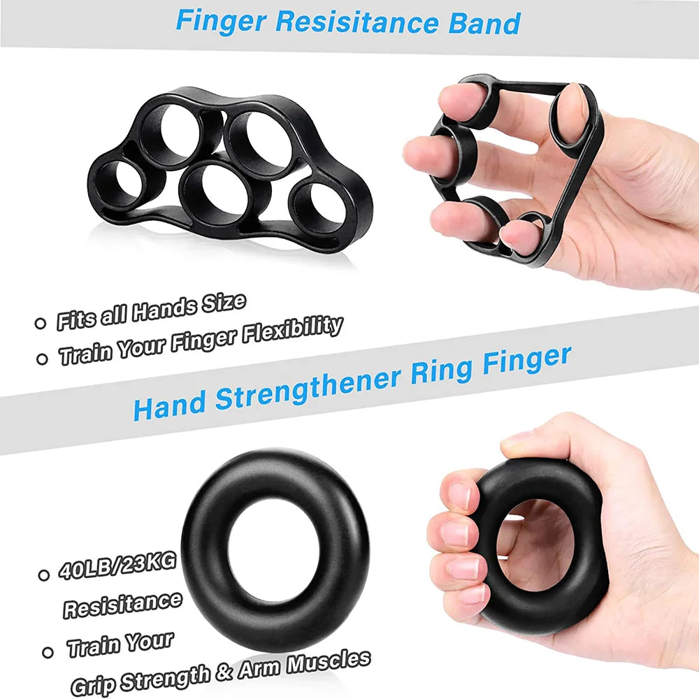 Adjustable 5-60Kg Heavy Finger Gripper for Fitness Hand Gripper Fitness Hand Exerciser Grip Wrist Training Finger Gripper Hand Strengthener for Patient