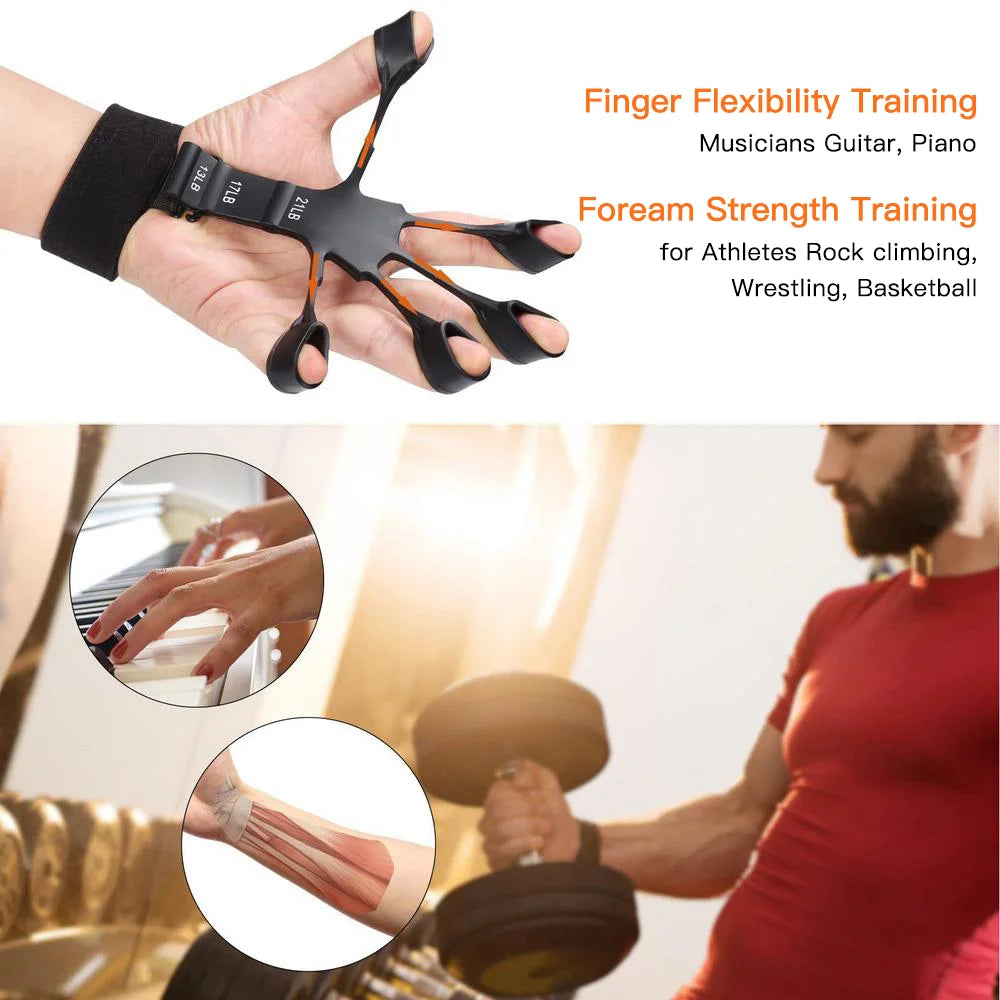 Adjustable 5-60Kg Heavy Finger Gripper for Fitness Hand Gripper Fitness Hand Exerciser Grip Wrist Training Finger Gripper Hand Strengthener for Patient